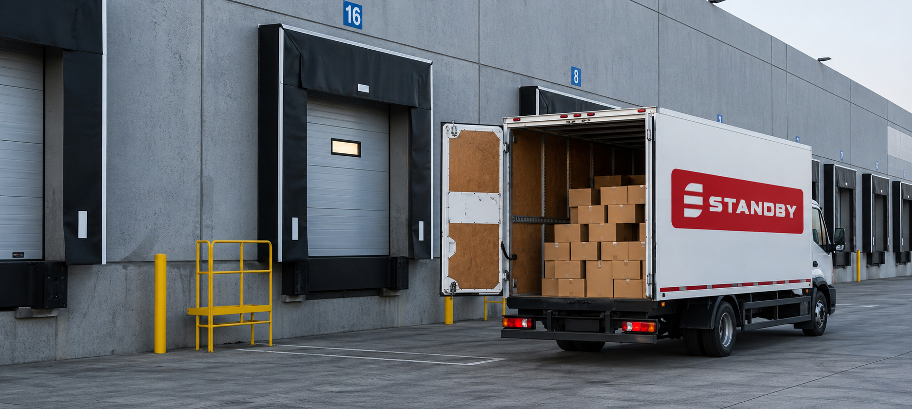 Standby delivery and logistics support fleet